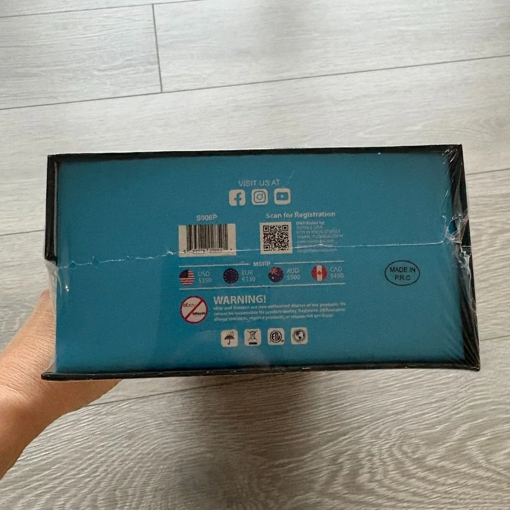 Royal Baby Blue Platinum Genius Heating Element Hair Straightener Ceramic Plates